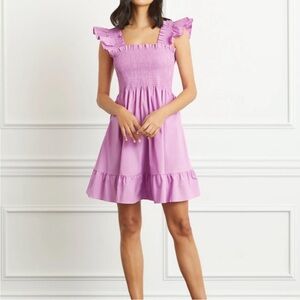 Hill House Lavender Ruffle Dress